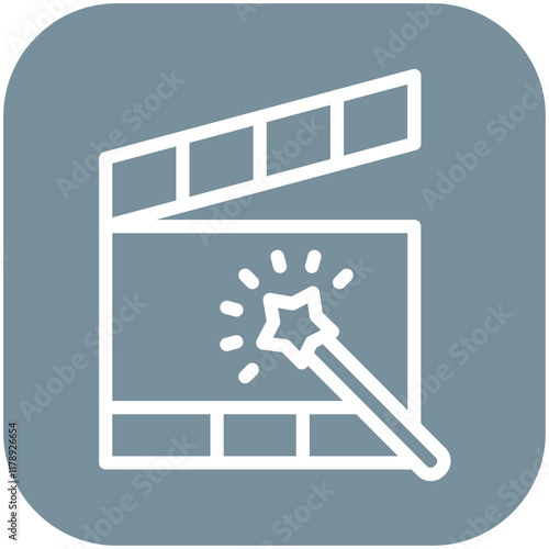 Special Effects vector icon illustration of Filmmaking iconset.