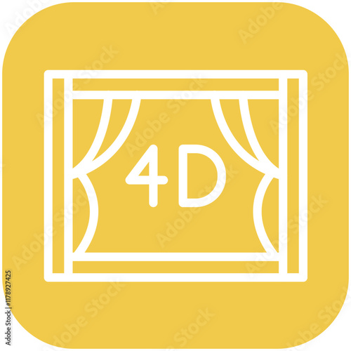 Cinema 4D vector icon illustration of Filmmaking iconset.