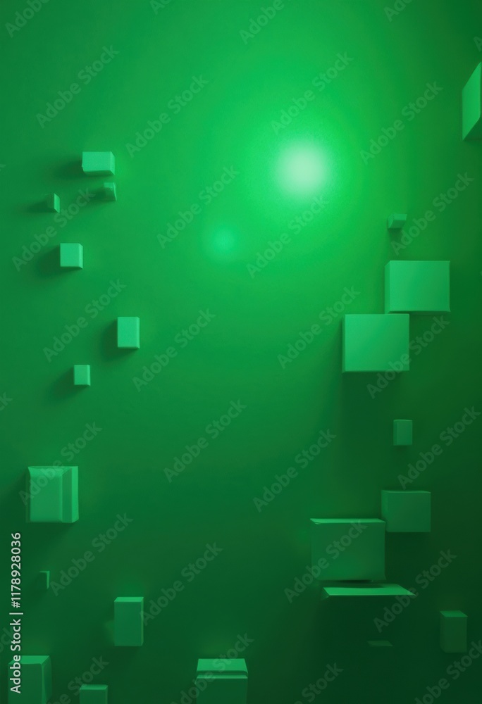 Abstract Green Background with Minimalist Design Abstract Green Background with Minimalist Design