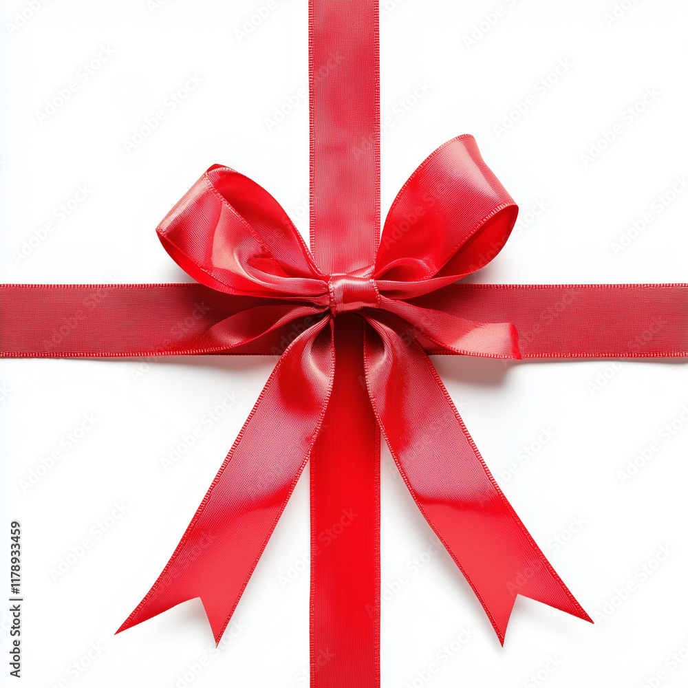 Bow ribbon for Valentine concept Bow ribbon for Valentine concept