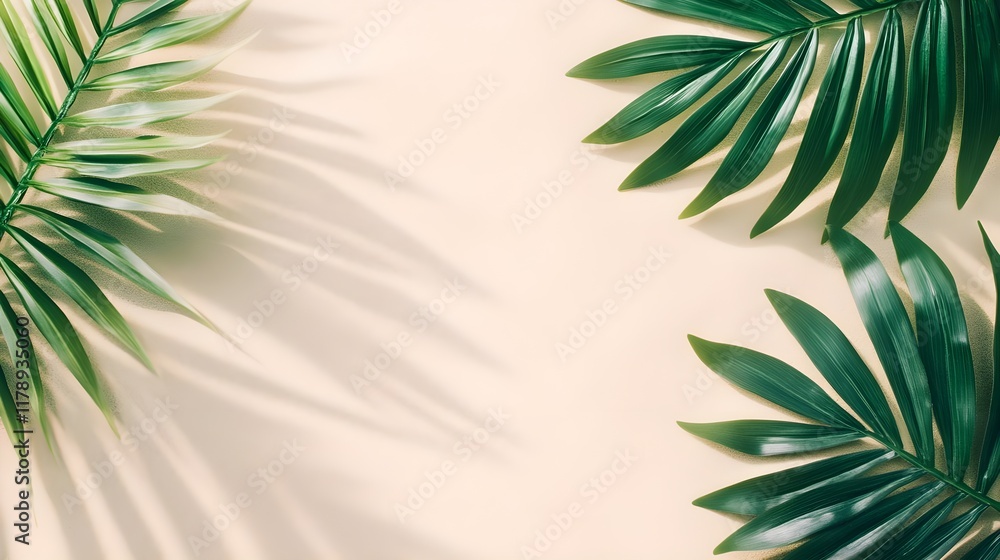 palm leaf background palm leaf background