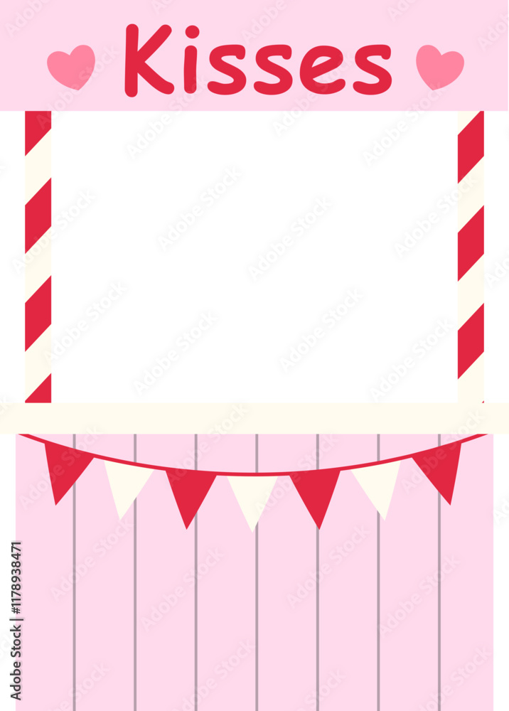 Carnival kissing booth flat vector illustration.
For celebrating Valentine's Day, wedding or birthday.
Transparent background. Carnival kissing booth flat vector illustration.
For celebrating Valentine's Day, wedding or birthday.
Transparent background.