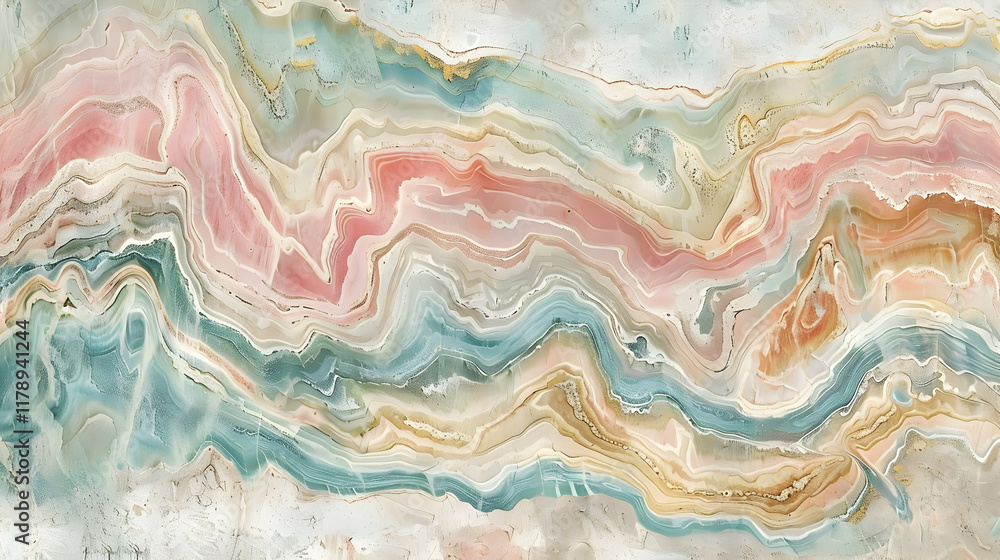 Fototapeta premium Abstract Agate Texture Background Illustration