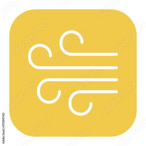 Wind icon vector image. Can be used for Natural Resources.