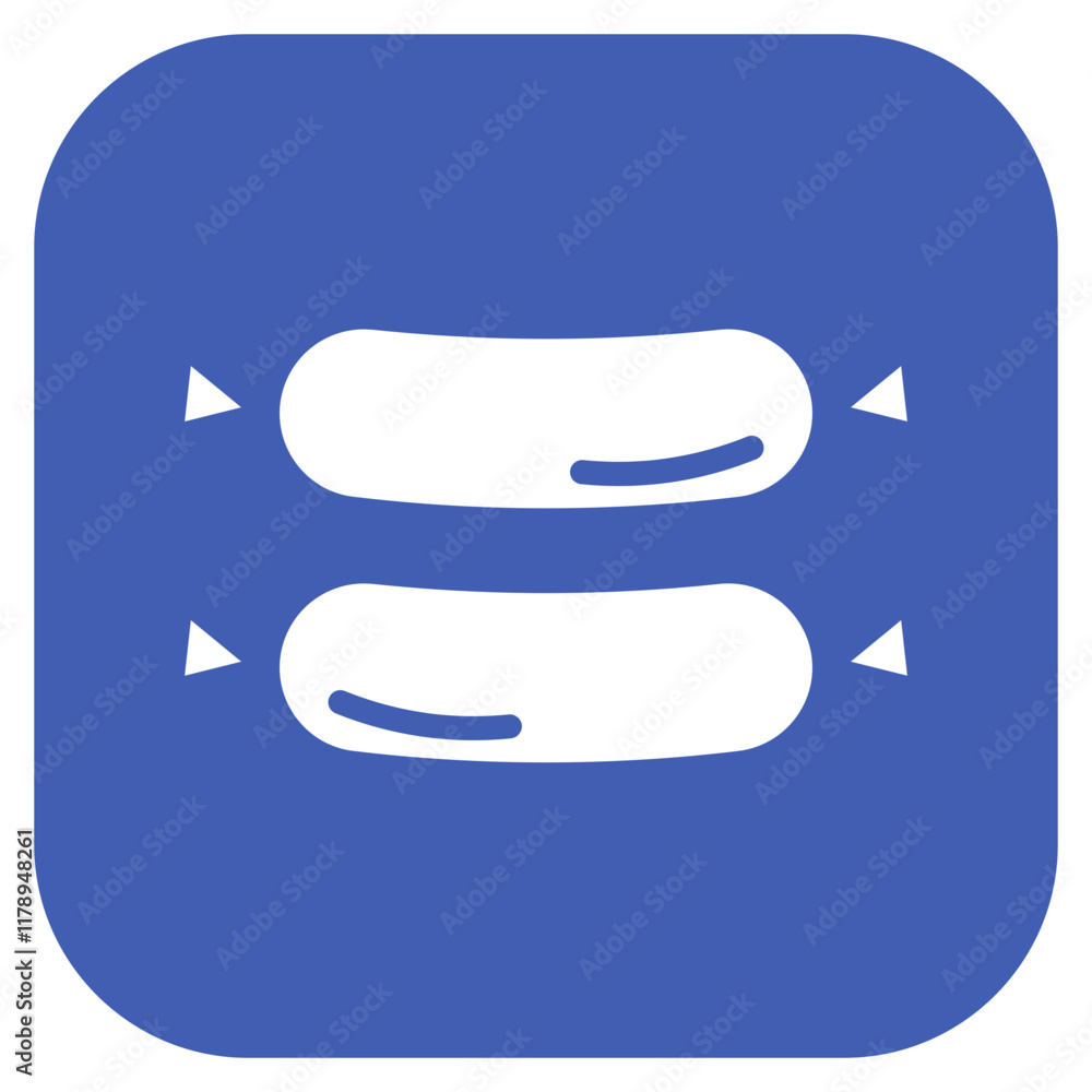 Deli Meat icon vector image. Can be used for Butcher. Deli Meat icon vector image. Can be used for Butcher.