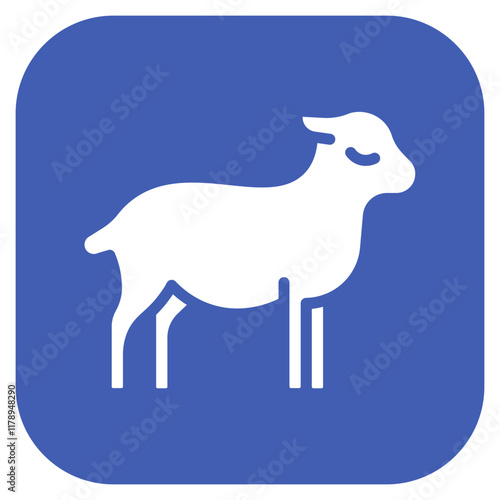 Lamb icon vector image. Can be used for Butcher.
