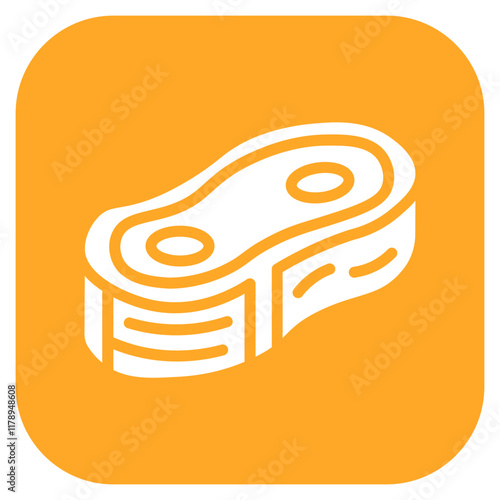 Tenderloin icon vector image. Can be used for Butcher.