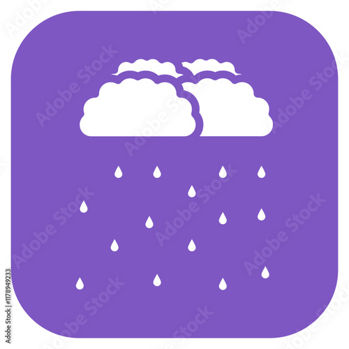 Wet Weather icon vector image. Can be used for Monsoon.