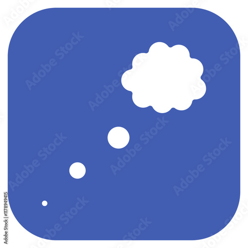 Dream Bubble icon vector image. Can be used for Time to Sleep.