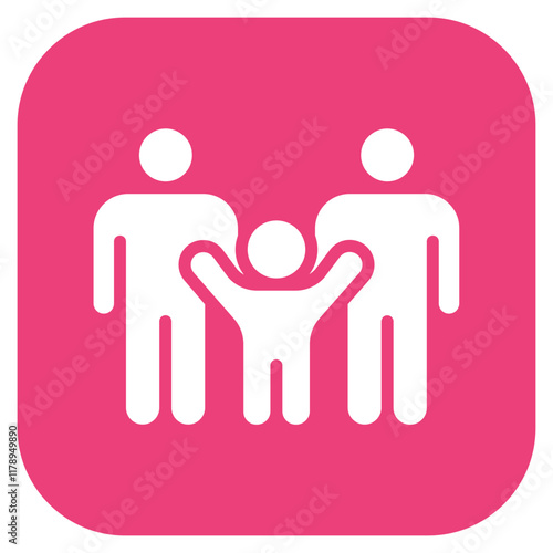 Family Reunion icon vector image. Can be used for Grandparents.