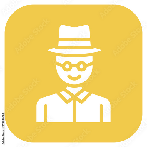 Grandfather icon vector image. Can be used for Grandparents.