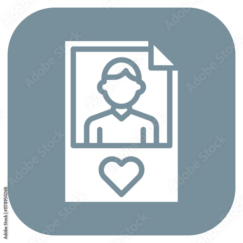 Memories icon vector image. Can be used for Grandparents.