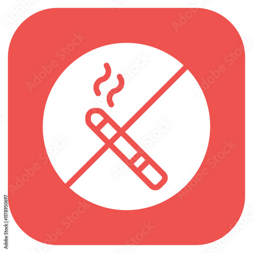 Quit Smoking icon vector image. Can be used for Quit Smoking.