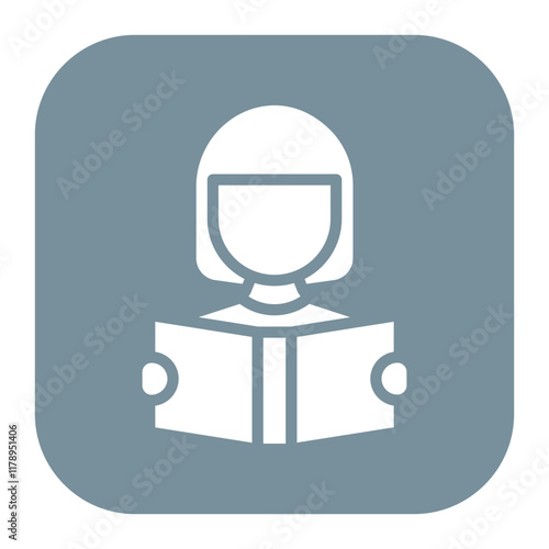 Reading icon vector image. Can be used for Recreations.