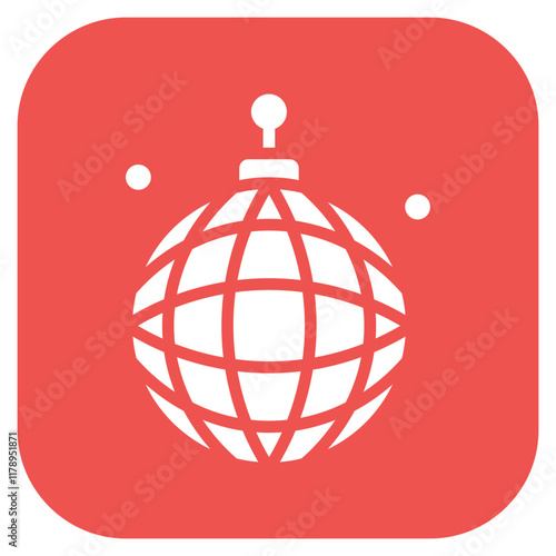 Disco Ball icon vector image. Can be used for Nightclub.