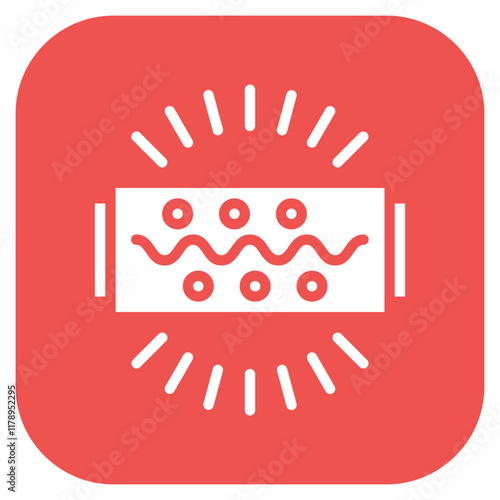 Strobe Lights icon vector image. Can be used for Nightclub.