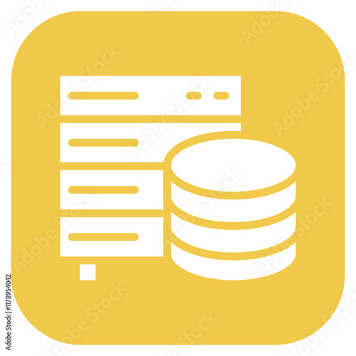 RAID icon vector image. Can be used for Data Storage.