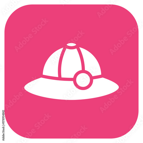 Sherlock Hat icon vector image. Can be used for Private Detective.