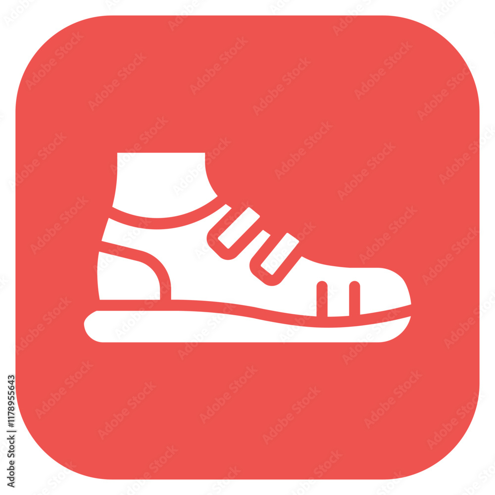Diabetic Footwear icon vector image. Can be used for World Diabetes Day. Diabetic Footwear icon vector image. Can be used for World Diabetes Day.