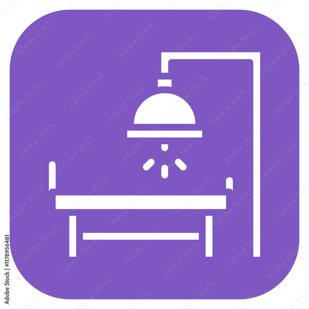 Surgical Light icon vector image. Can be used for Surgery. Surgical Light icon vector image. Can be used for Surgery.
