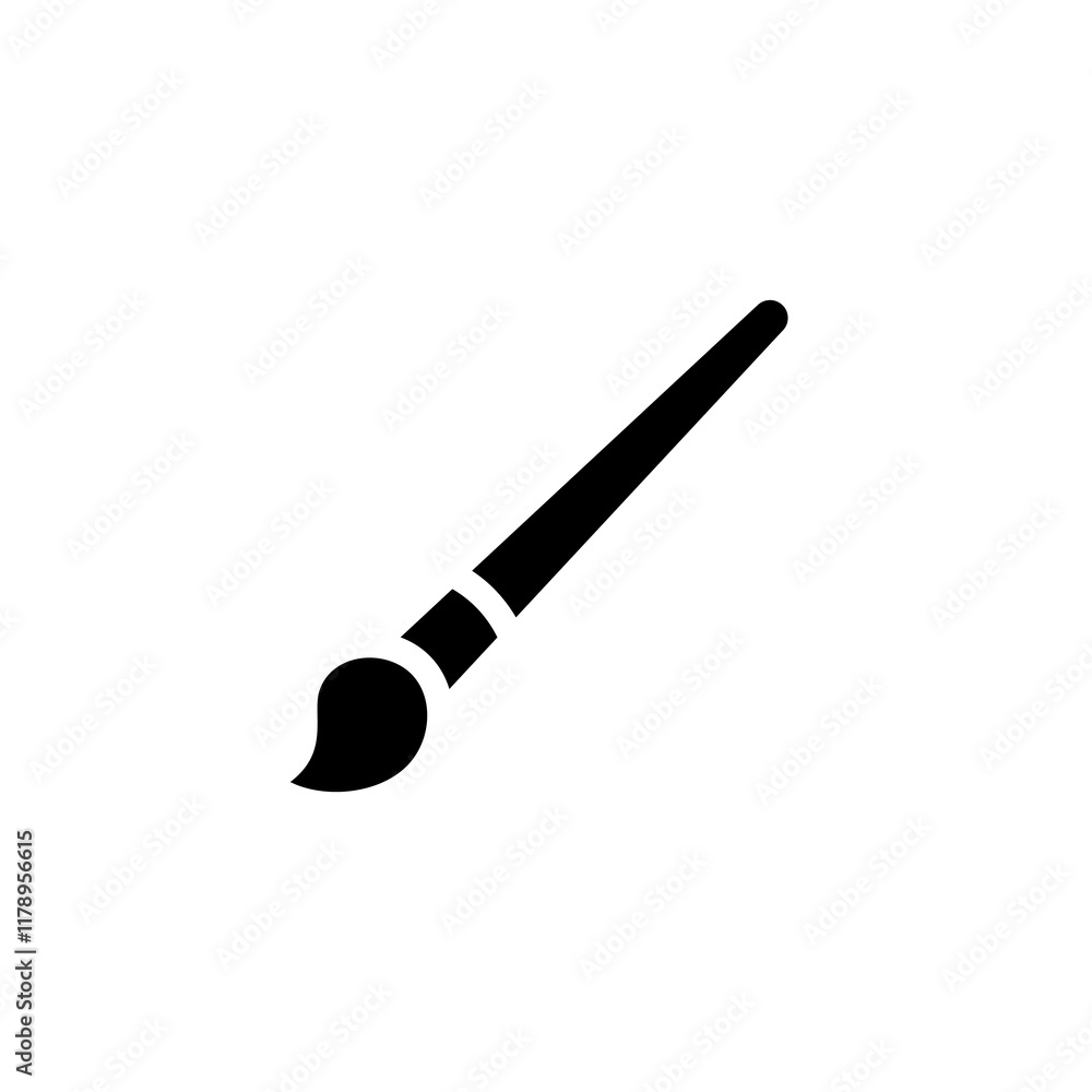 paintbrush icon sign vector design paintbrush icon sign vector design