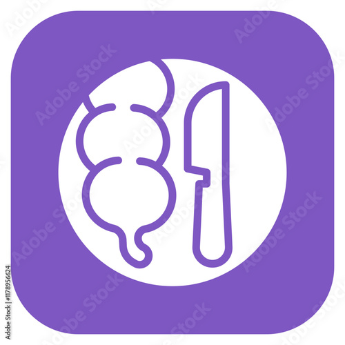 Appendectomy icon vector image. Can be used for Surgeries.