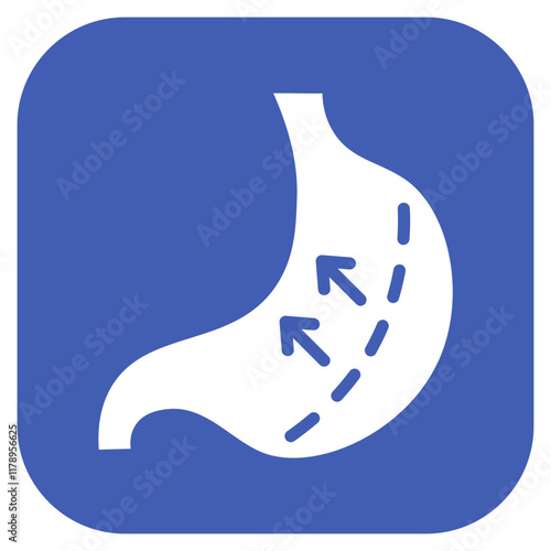 Bariatric Surgery icon vector image. Can be used for Surgeries.