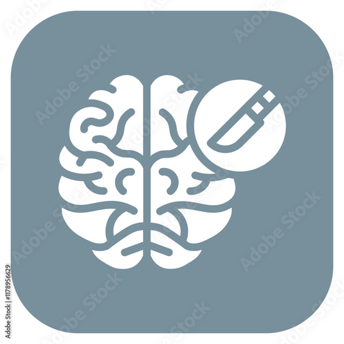 Brain Surgery icon vector image. Can be used for Surgeries.