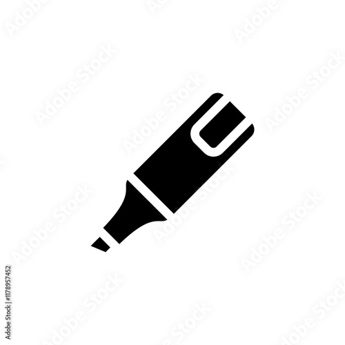 highlighter icon sign vector design