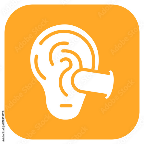 Ear Plugs icon vector image. Can be used for Travel Packaging.