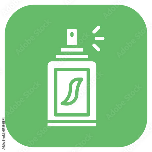 Hair Spray icon vector image. Can be used for Eighties.