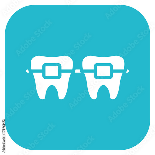 Brace icon vector image. Can be used for Orthopedics.