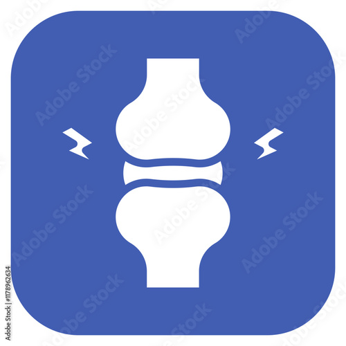 Dislocation icon vector image. Can be used for Orthopedics.