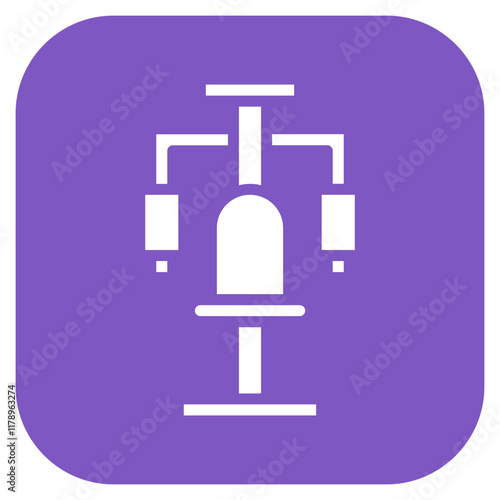 Pec Deck icon vector image. Can be used for Weightlifting.