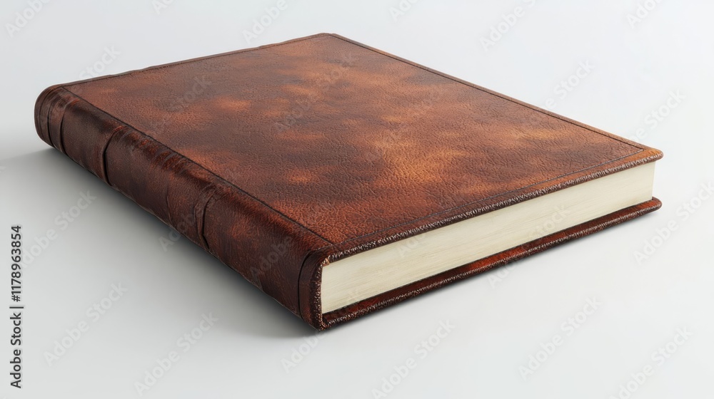 Elegant Leather-Bound Notebook Elegant Leather-Bound Notebook