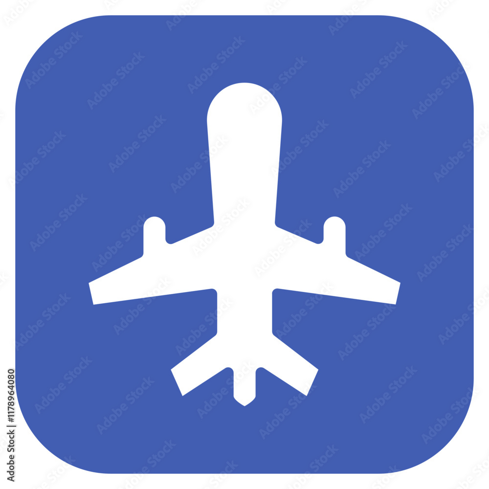Obraz premium Airplane icon vector image. Can be used for Honeymoon.