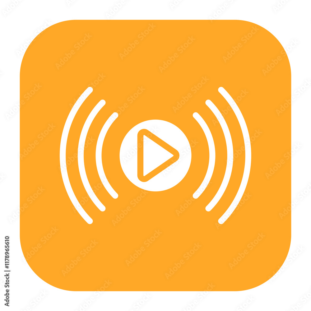 Live Stream icon vector image. Can be used for Podcast. Live Stream icon vector image. Can be used for Podcast.