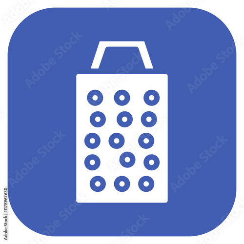 Grater icon vector image. Can be used for Food Processing.