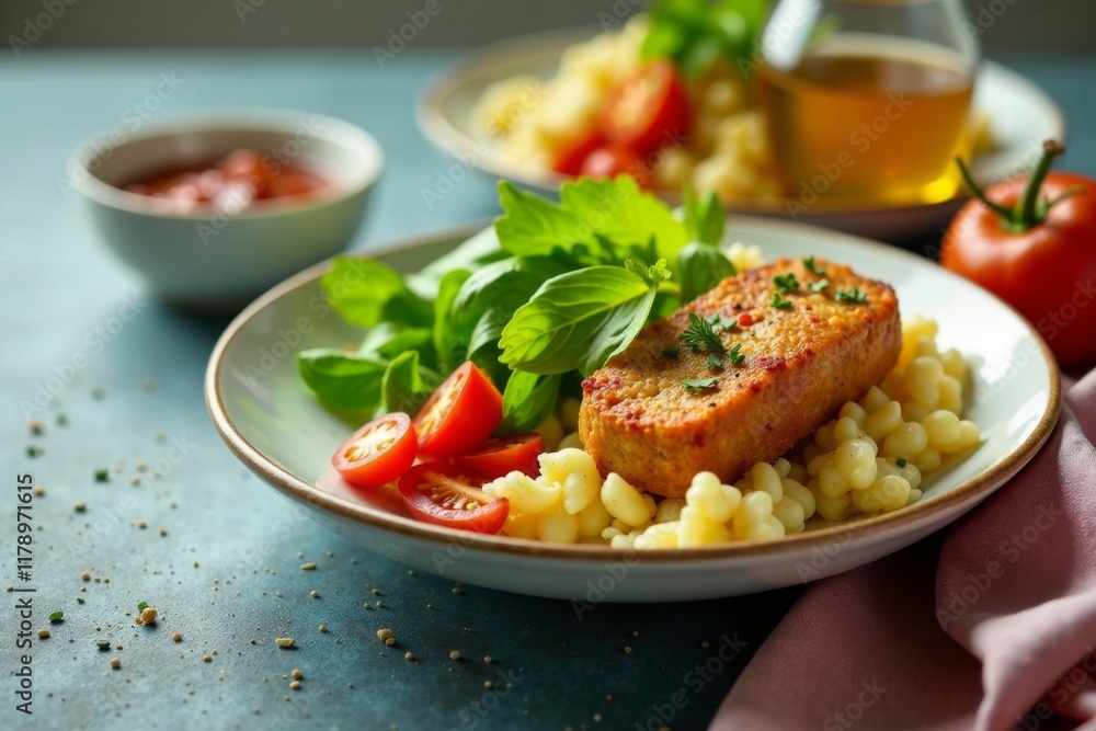 Healthy takeaway meal with fresh vegetables and a balanced diet, fresh veggies, healthy food, fresh ingredients Healthy takeaway meal with fresh vegetables and a balanced diet, fresh veggies, healthy food, fresh ingredients