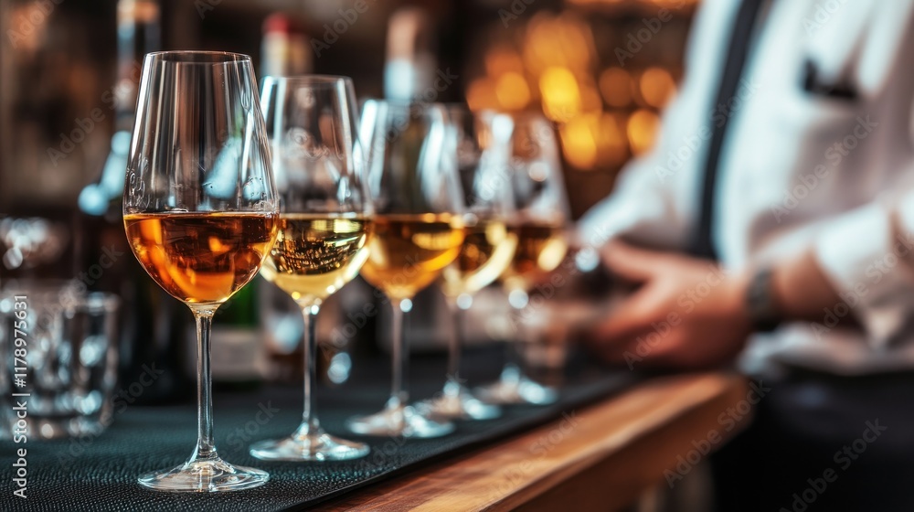 Alcohol sampling process in a quality control lab, scientist in lab coat Alcohol sampling process in a quality control lab, scientist in lab coat