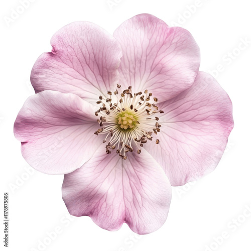 Beautiful Rambling Rose Flower Isolated for Floral Designs on transparent background