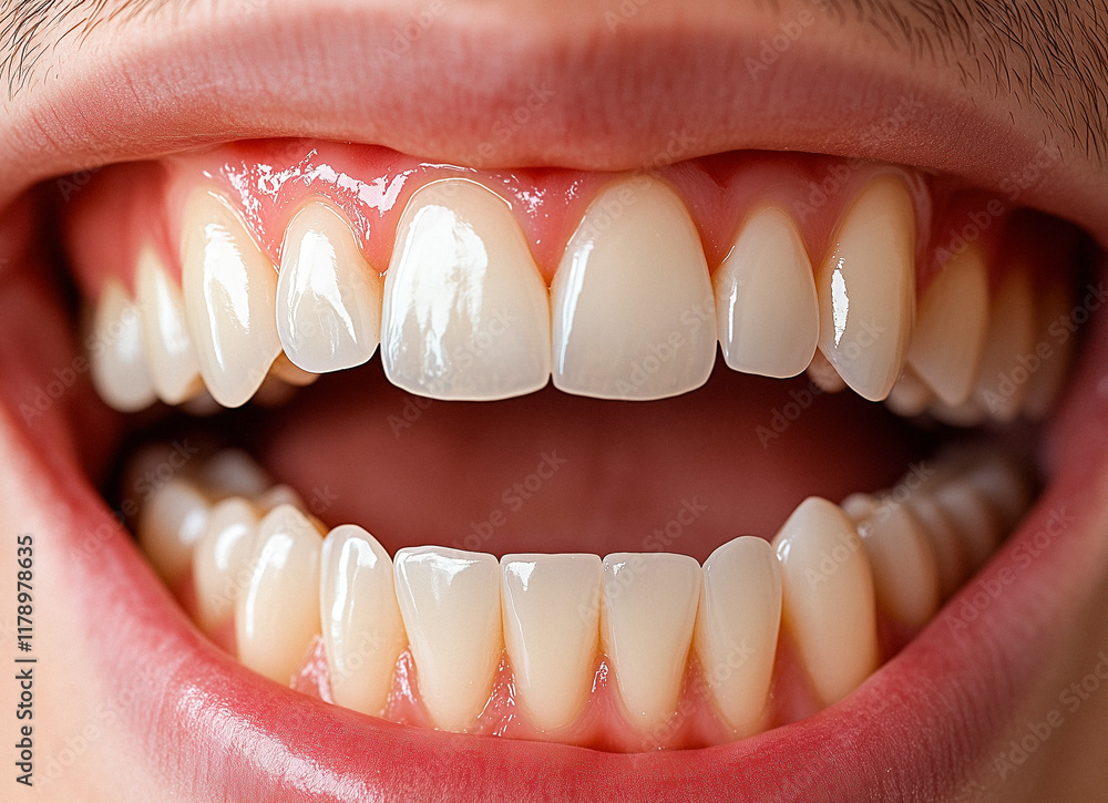 Fototapeta premium Close-up of Human Teeth