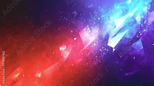 Abstract colorful prismatic background with vibrant rainbow gradient and smooth transitions between shades new beautiful stock video footage animation AI