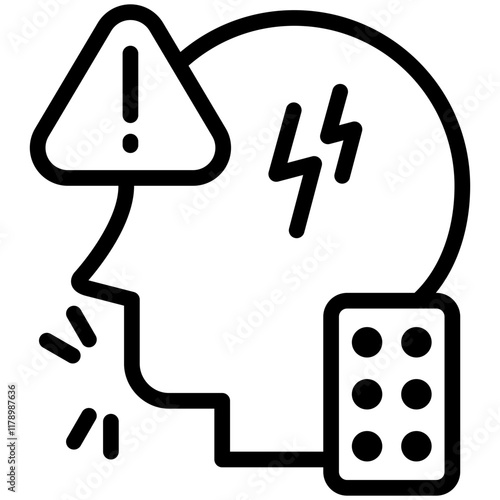 Side Effect Icon Outline