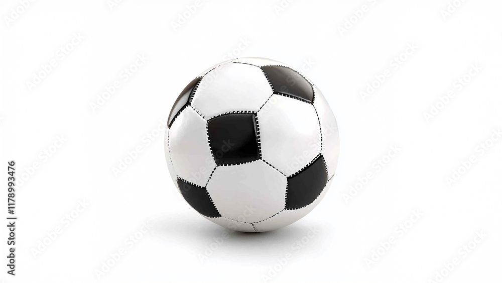 Soccer ball, Football, isolated on white background, full depth of field Soccer ball, Football, isolated on white background, full depth of field