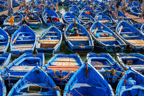 Wallpaper Mural Blue fishing boats, Essaouira, Morocco Torontodigital.ca