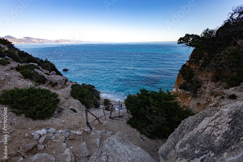 beautiful trekking  routes called Selvaggio Blu from the Golgo plateau to Cala Goloritzè. National Park of the Gulf of Orosei and Gennargentu. Ogliastra, Sardinia, Italy