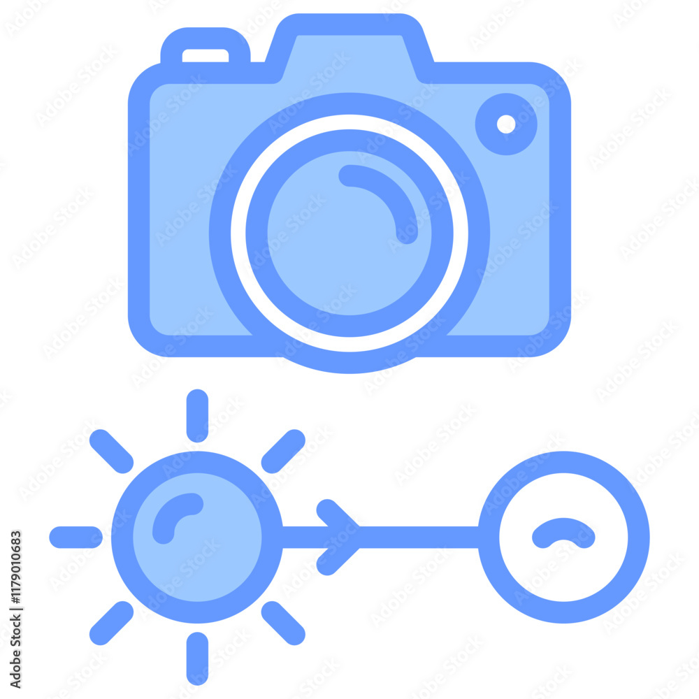 Monochrome Icon Outline Blue Monochrome Icon Outline Blue