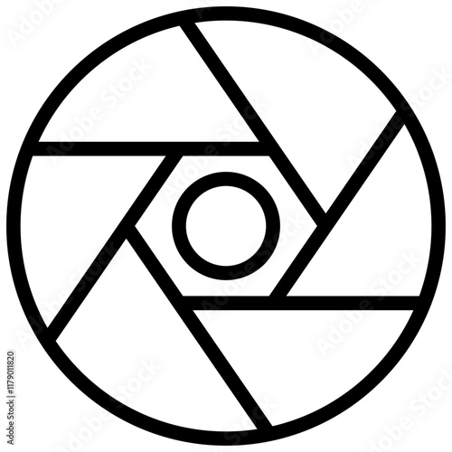Aperture Icon Outline