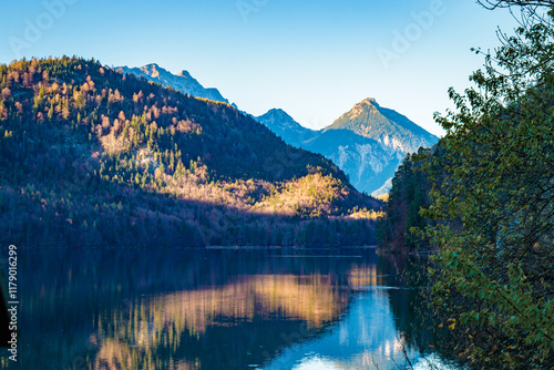 Alpsee Landschaftsaufnahme photo